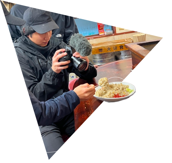 共映の撮影風景